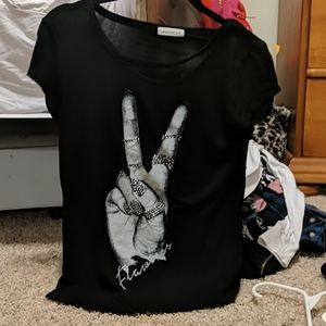 Peace sign tshirt